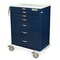 Harloff M-Series Tall Anesthesia Cart, Standard Width, Six Drawers, E-Lock MDS3030E06 - alternate 2